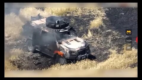 Russian "V" Grouping Destroyed Ukrainian APC "Crossack" In The Slavic Direction