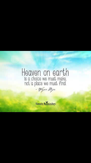Heaven on Earth