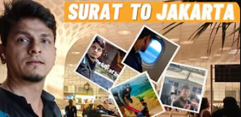 My First Ever International Vlog | Surat To Jakarta | Part 1 | 2023