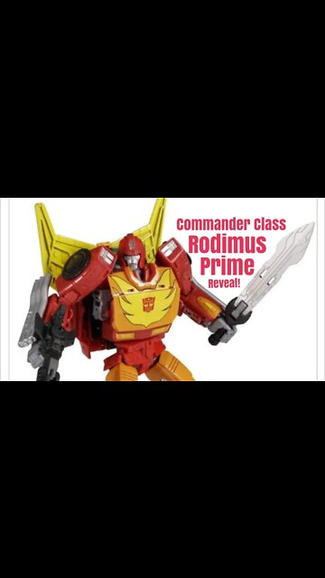New WFC Kingdom Commander Class RODIMUS PRIME Reveal! #shorts