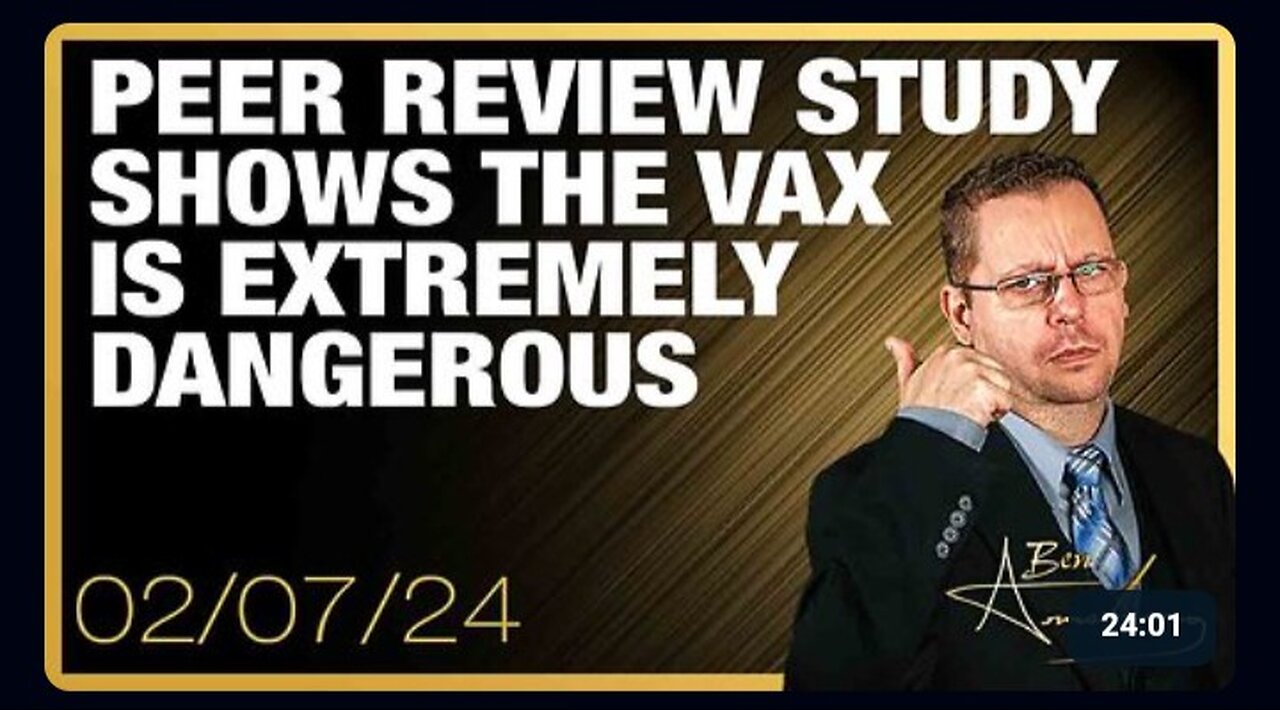 Confirmation that the CV19 Injections Are Poison. NOT A Vaccine! Published Peer Review Study Shows the CV19 Injections Are Extremely Dangerous. Gross Negligence, or Criminal Intent? Patent Says It Is A Bioweapon Injection!