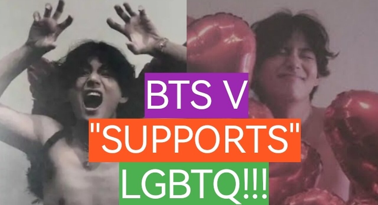 BTS V "LOVES" LGBTQ!!!