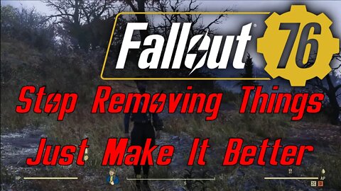 Fallout 76 Legacy Weapons Has Always Been A PvP Issue Just Get Rid Of AOE Effect. Problem Solved