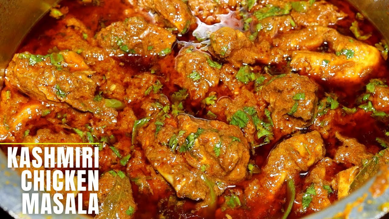 KASHMIRI CHICKEN MASALA RECIPE 2 | CHICKEN MASALA CURRY | CHICKEN MASALA