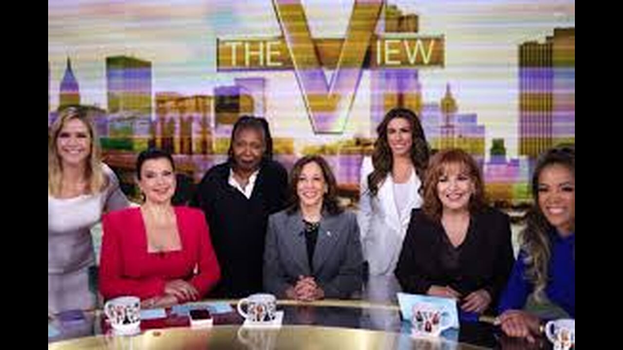 Kamala on the View LYING & BSing on DeSantis & Trump