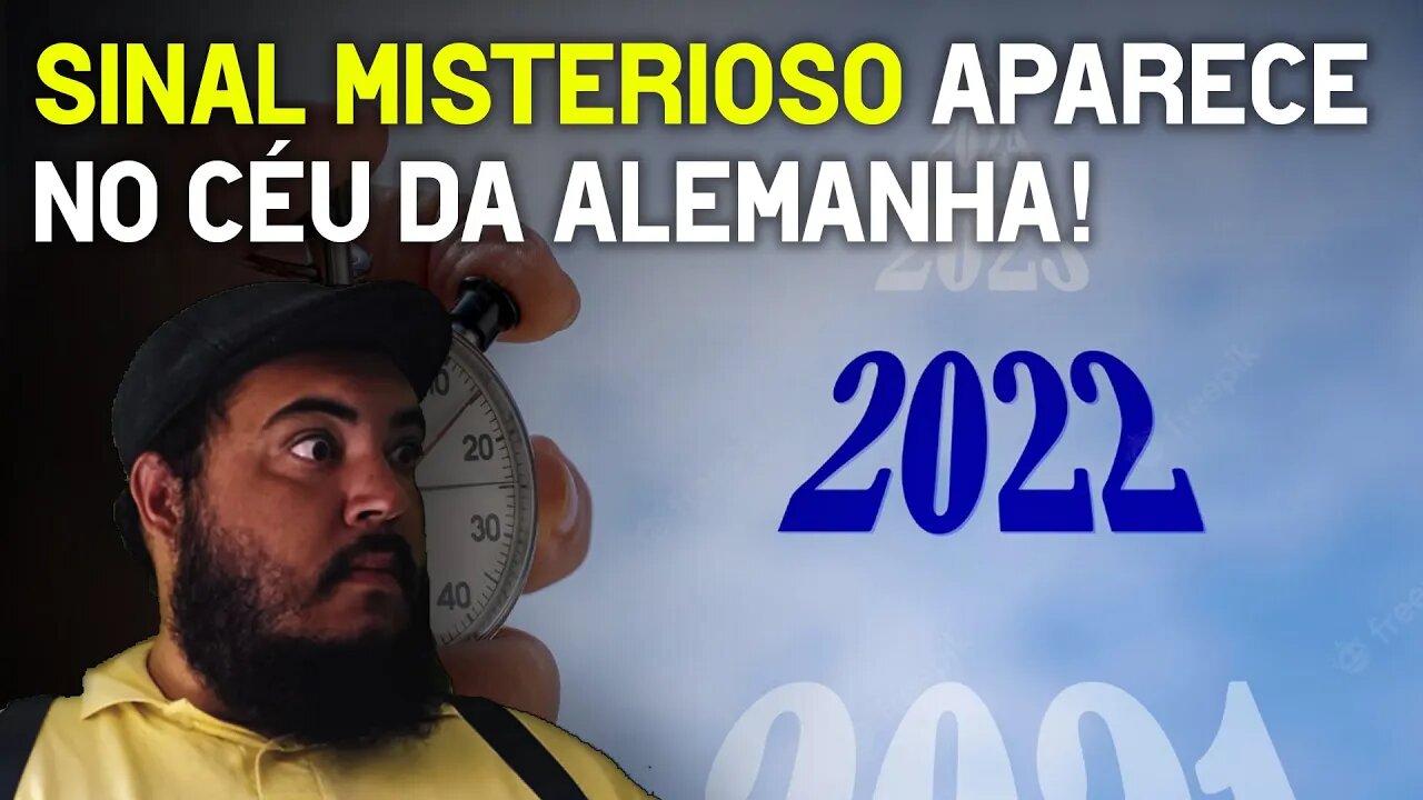 Sinal misterioso aparece no céu da Alemanha