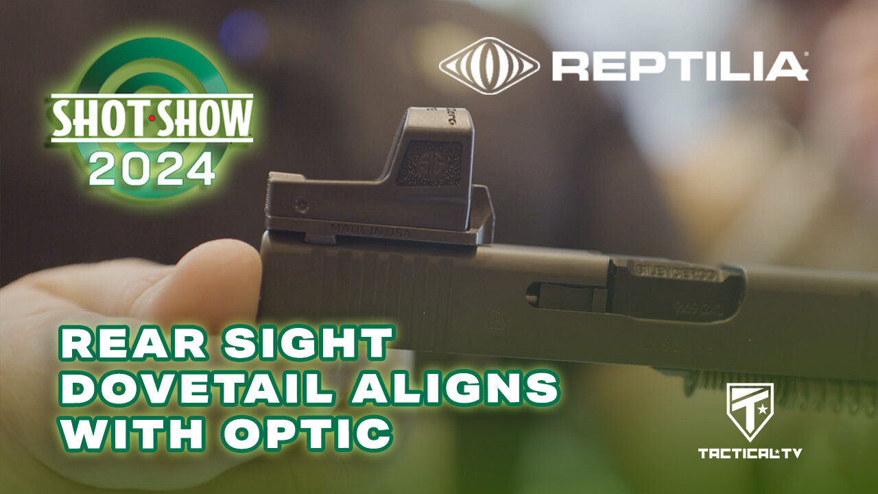 Rear Sight Dovetail ALIGNS with Optic! | REPTILIA