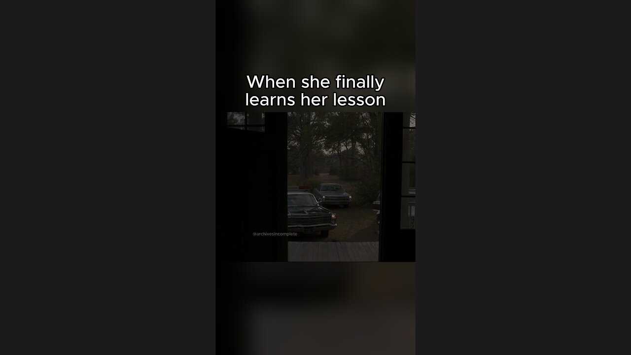 When she finally learns her lesson | The Conjuring | Meme