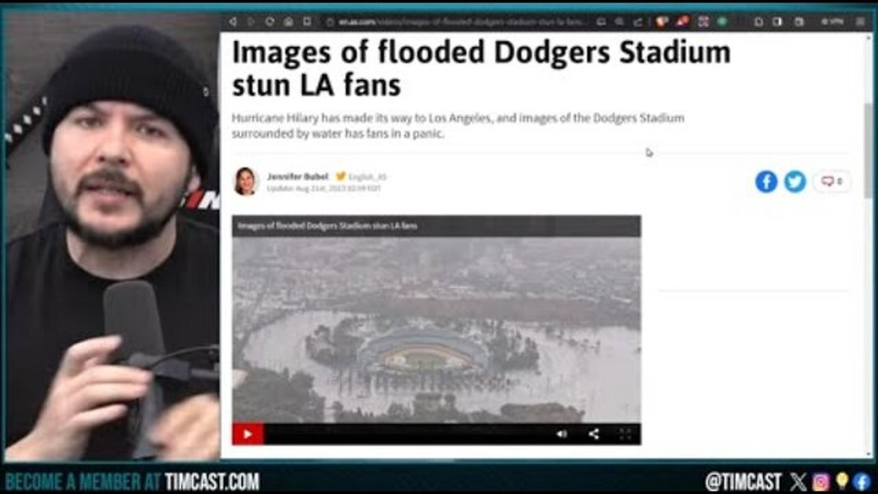 DODGERS STADIUM HIT BY FLOODING, CHRISTIANS CLAIM DIVINE WRATH OVER DRAG NUNS AS HILLARY SLAMS LA