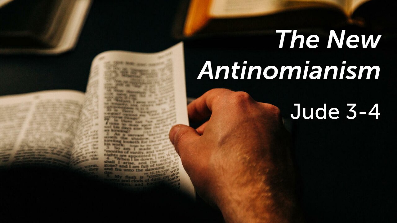 Oct. 29, 2023 - Sunday PM - MESSAGE - The New Antinomianism (Jude 3-4)