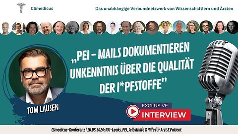 " TOTALER KONTROLLVERLUST DES P.E.I. BEZÜGLICH 'IMPFSTOFF'-SICHERHEIT! “ - Tom Lausen