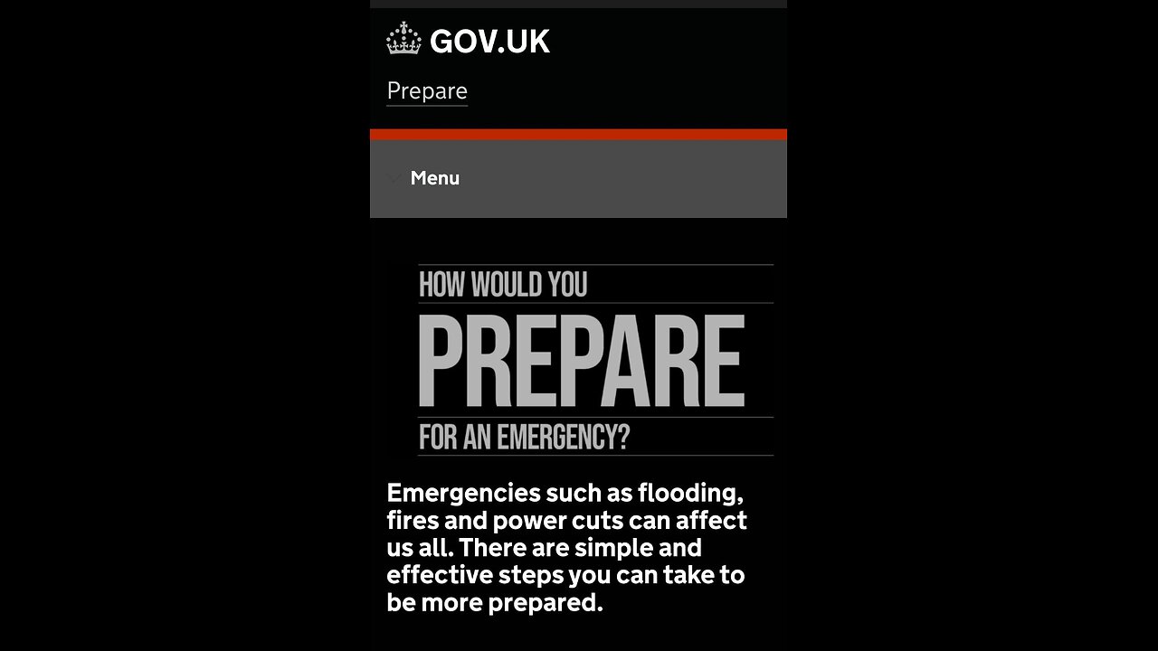 UK Government Issue Warning For People To PREP FOOD & SUPPLIES!