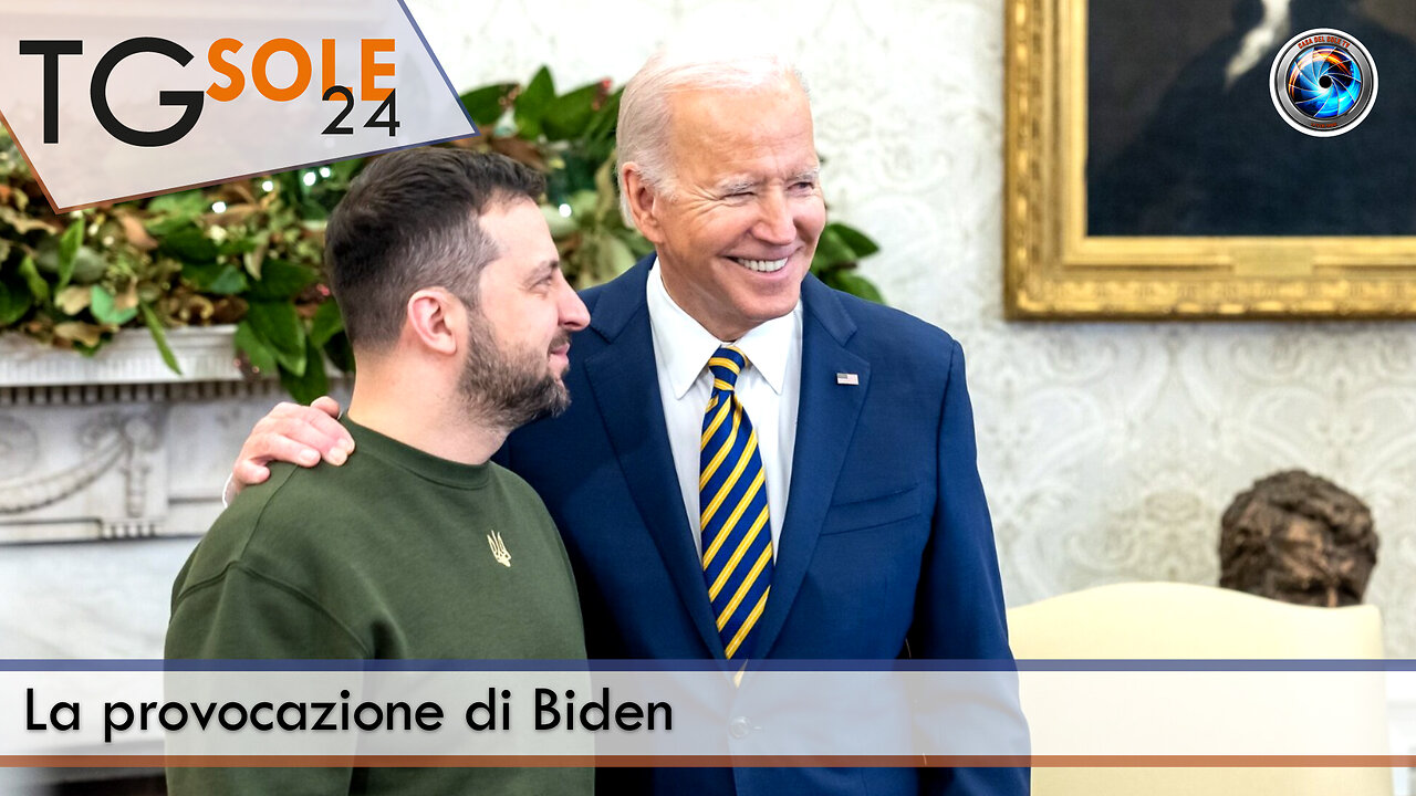 TgSole24 – 20 febbraio 2023 - La provocazione di Biden