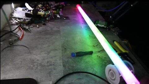 NeoPixel 251 Cascading color+pot