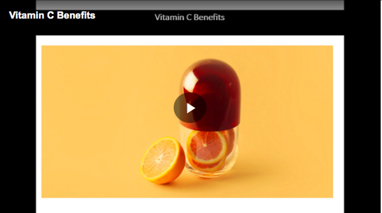 A closer look at the many health benefits of vitamin C