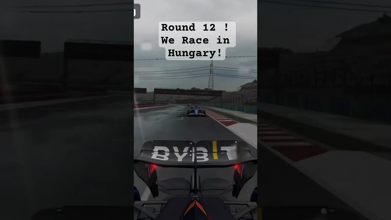 Raining in Hungary ! Round 12 of ‘The Last Man Challenge’ ! #f1mobileracing #f1 #hungaroring
