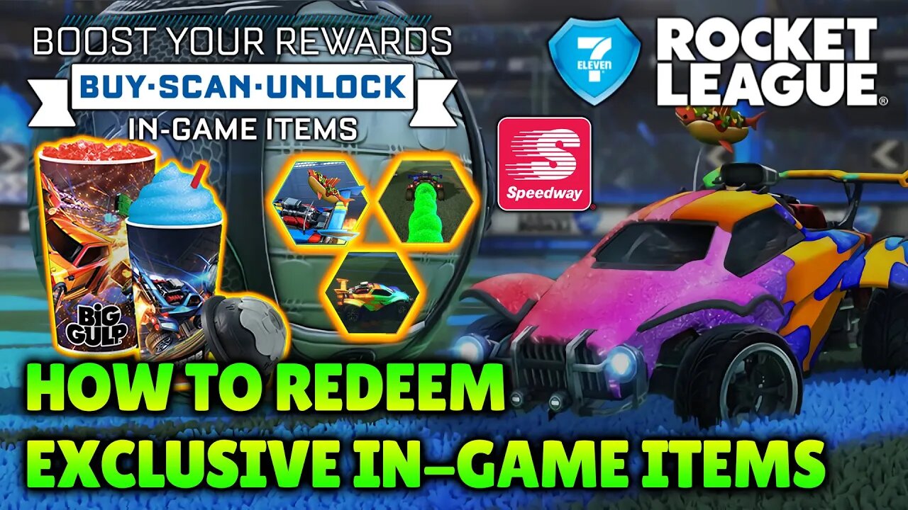 Speedway's EXCLUSIVE Rocket League in-game items! | 7-Eleven Promotion for RL