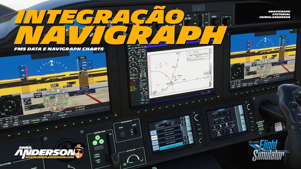 Integrando Navigraph FMS Data e Charts ao Microsoft Flight Simulator