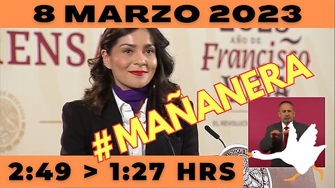 💩🐣👶 #AMLITO | Mañanera Miércoles 8 de Marzo 2023 | El gansito veloz de 2:49 a 1:27.