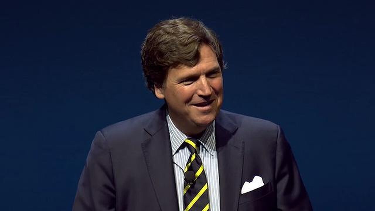 Tucker Carlson Reacts to Trump vs. Biden Debate During Sydney, Australia Speech