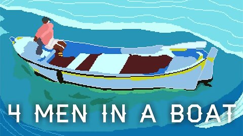 4 men in a boat.