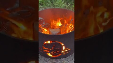 Campfire at Canada’s National Park on Canada Day