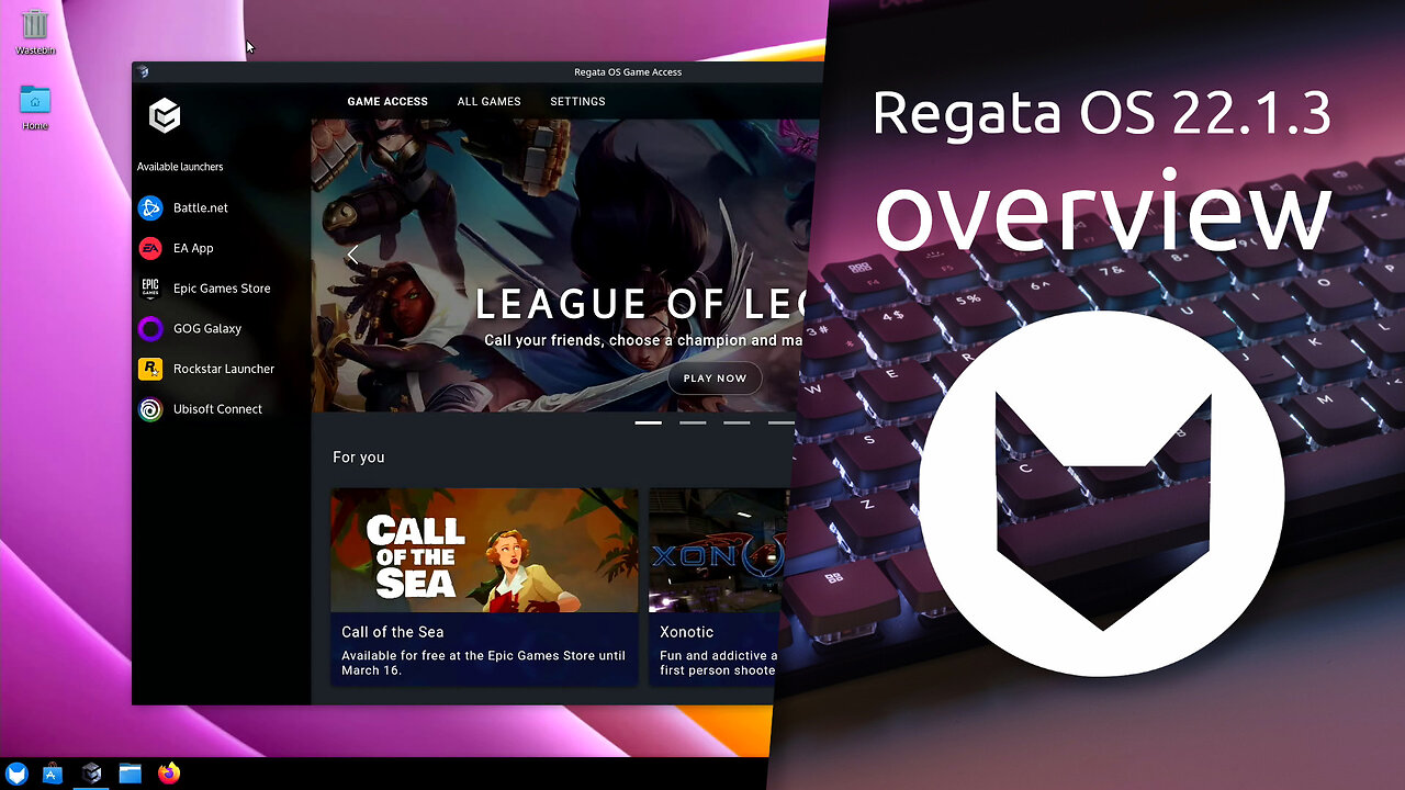 Regata OS 22.1.3 overview | Ready for those who love to play