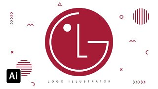 LG Logo Design | Adobe illustrator