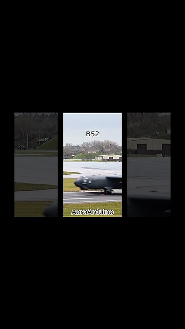 What That Massive Giant Stratofortress Takeoff #B52 #Aviation #Avgeeks #AeroArduino