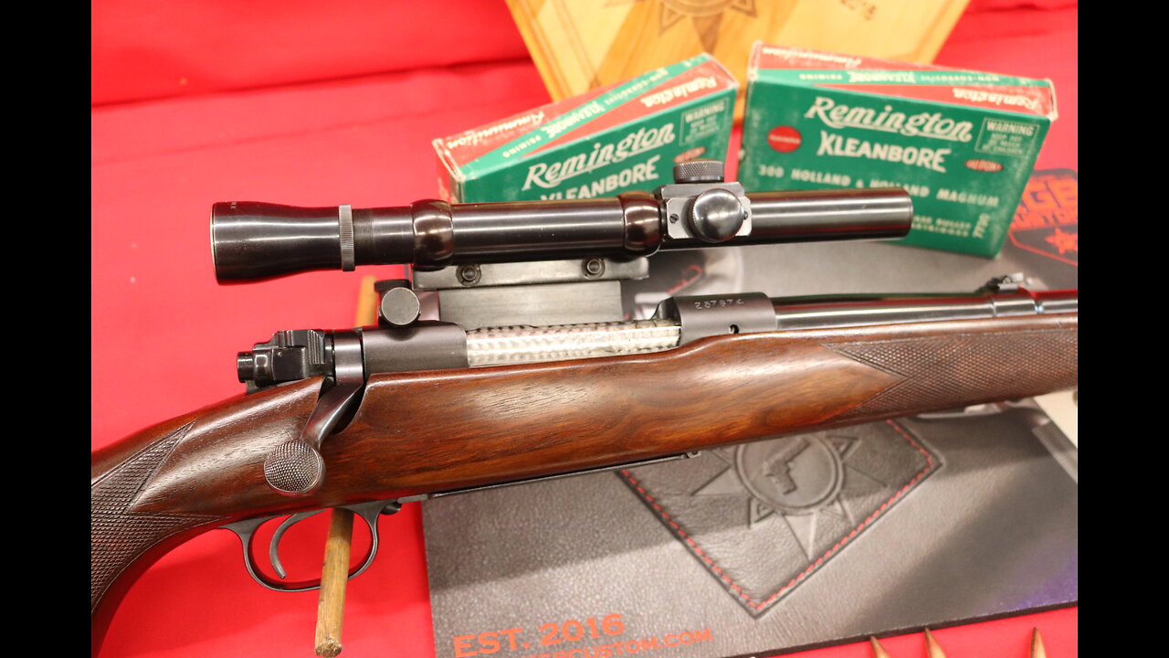 1950's Griffin & Howe Custom -- Pre 64 Winchester Model 70 -- 300 H&H Magnum