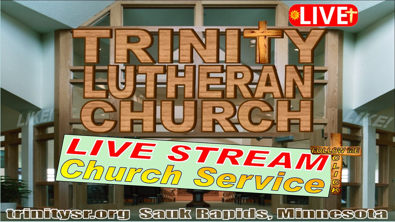 2023 09 24 Sept 24th Live Stream Church Service Trinity Lutheran Sauk Rapids MN