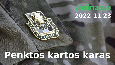 Varlinas tiesiogiai - 2022 11 23 - Penktos kartos karas ir klausimai - atsakymai