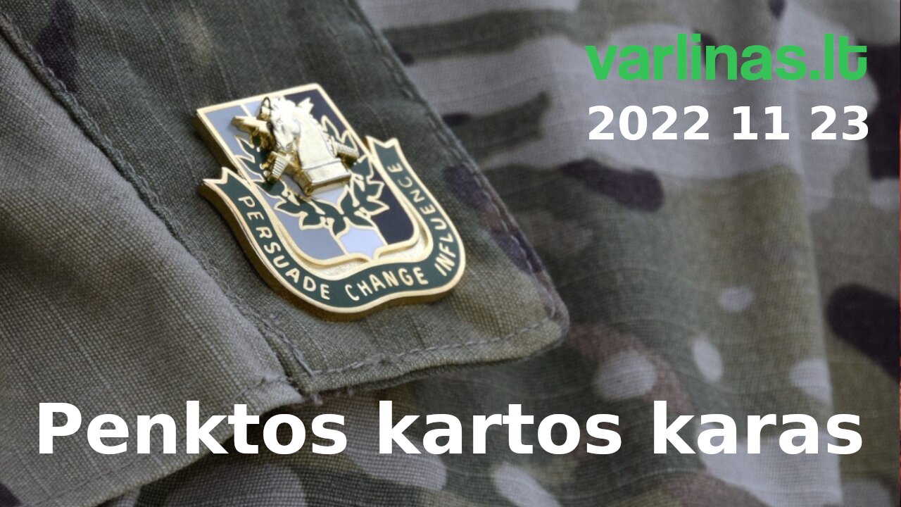 Varlinas tiesiogiai - 2022 11 23 - Penktos kartos karas ir klausimai - atsakymai