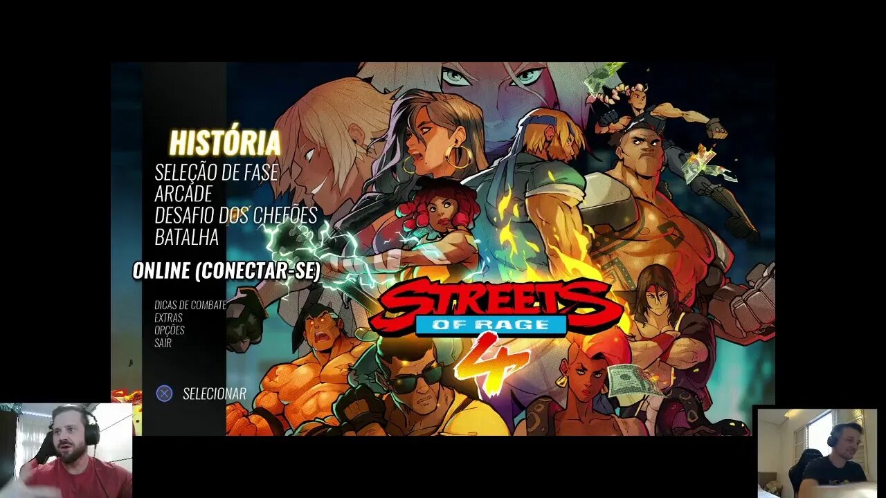 STREETS OF RAGE 4 | IRMÃOS E FILHO LIMPANDO AS RUAS EM SOR4 GAMEPLAY