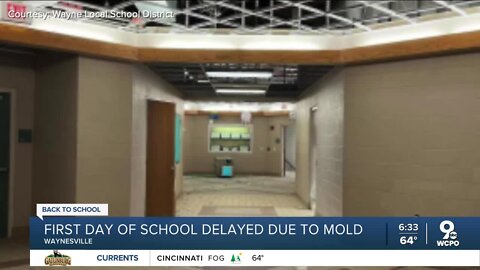 First day of school for some students pushed back due to mold