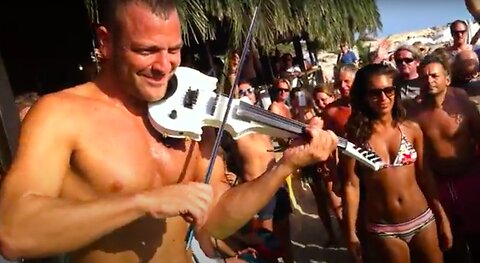 IBIZA BEACH PARTY - Micah the Violinist & Marcello Marchitto live @ satrinxa sep.2012 Part 2