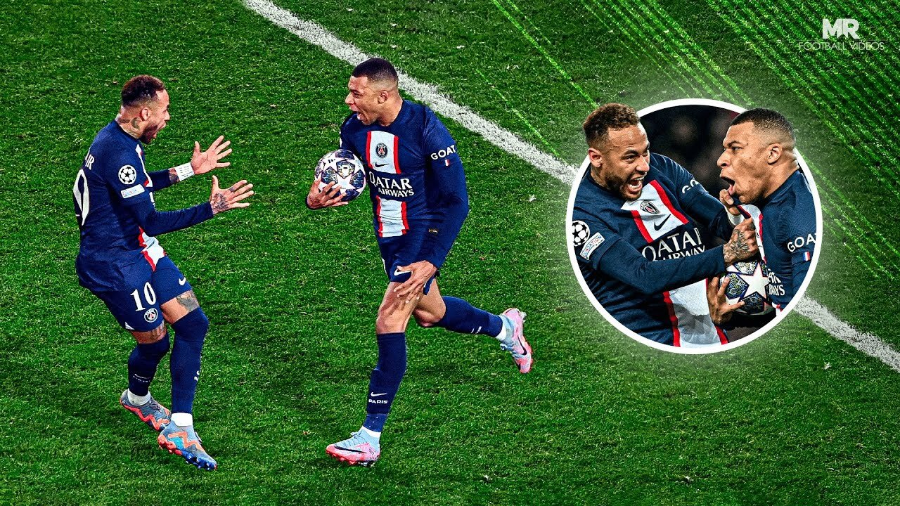 CRAZY Scenes of Messi, Neymar & Mbappé against BAYERN 😲