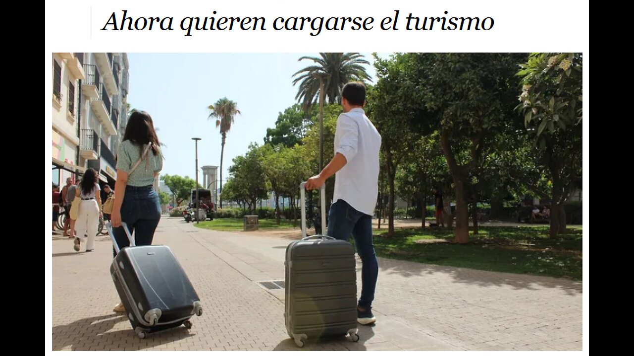 LE LLEGÓ EL TURNO AL TURISMO