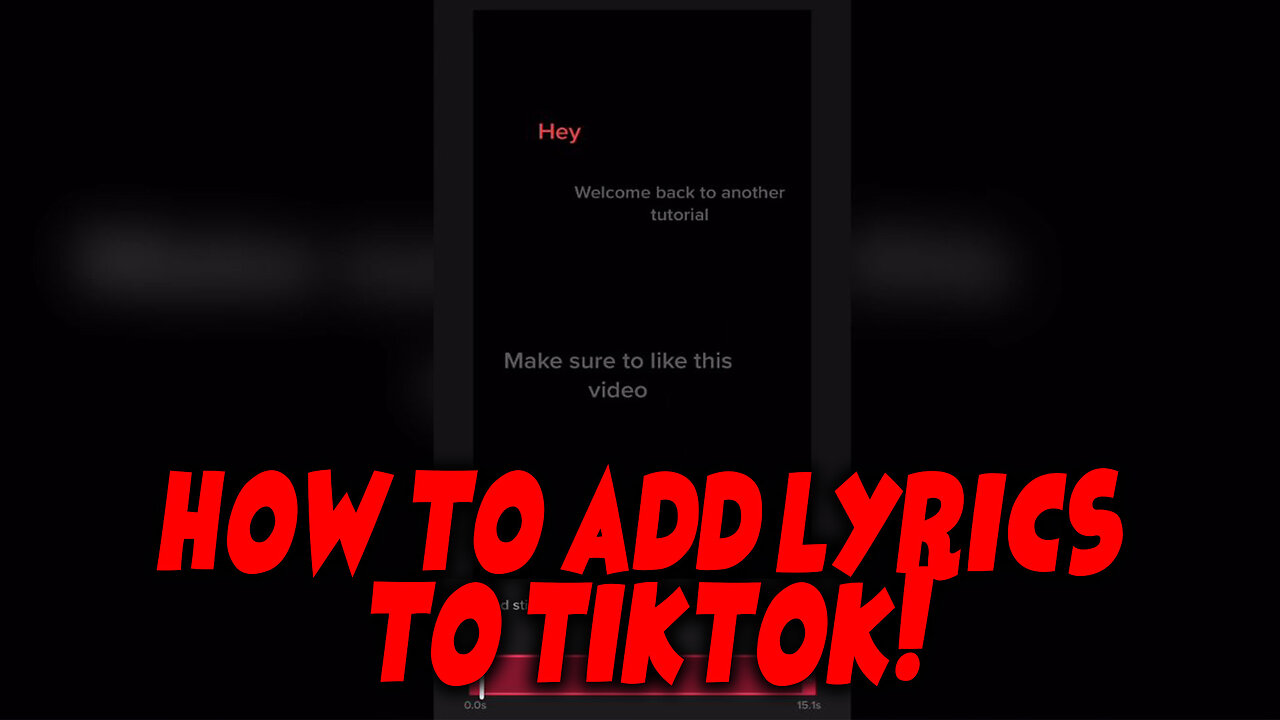 How to Add Lyrics on Tiktok Video (Step by Step)