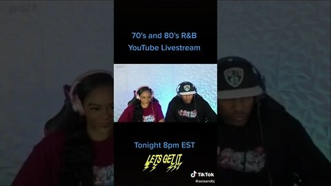 Join us tonight 70's and 80's R&B Livestream! #shorts