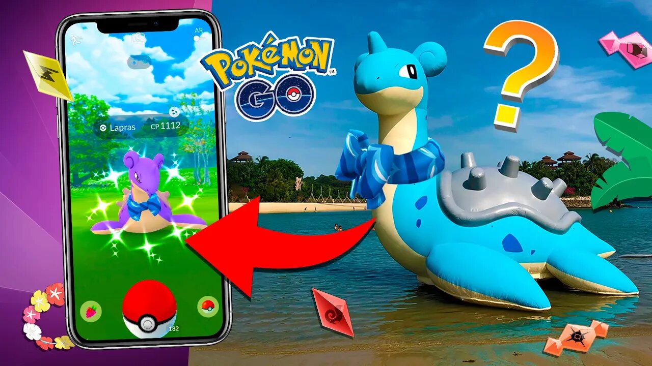 SURTEI com o SHINY MAIS RARO do Festival Aquático! Gameplay BRILHANTE DEMAIS! Pokémon GO