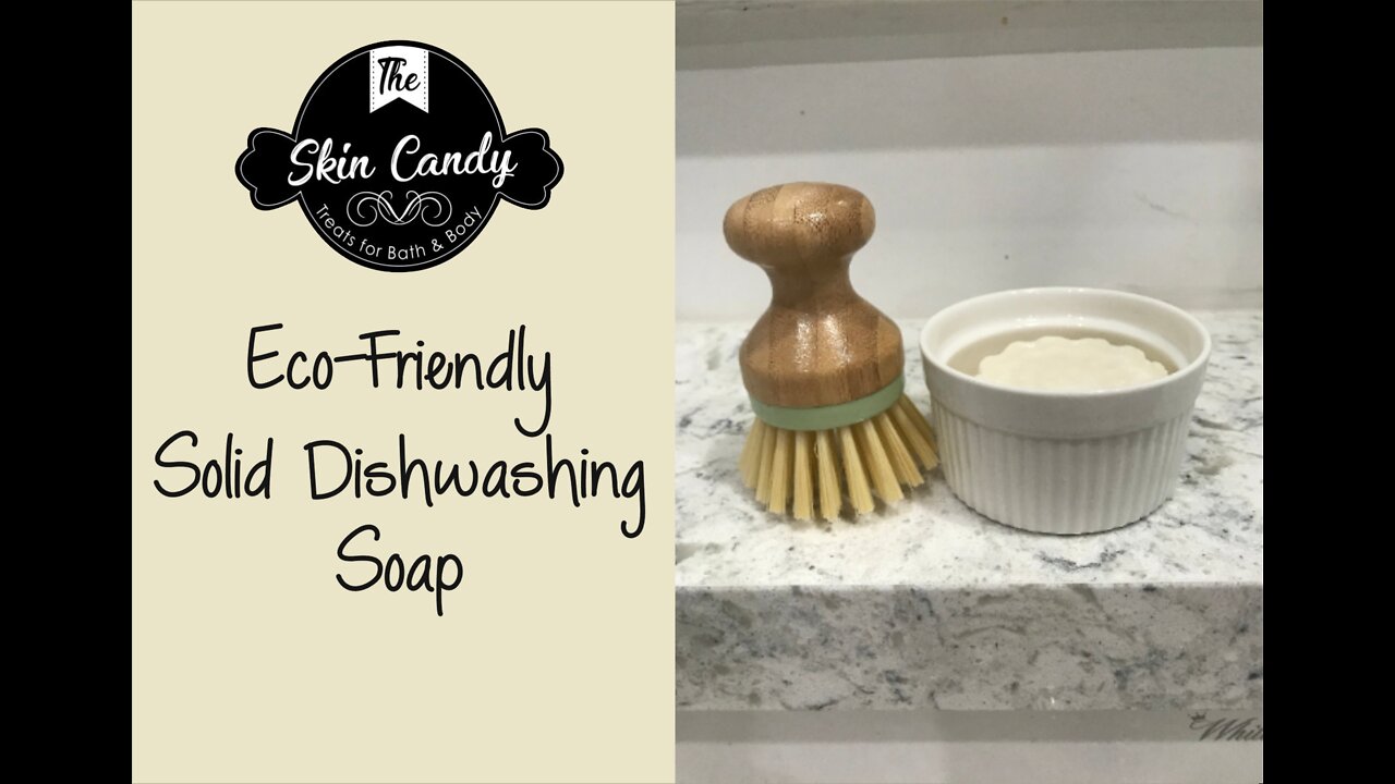 Cold Process Soap - Eco-Friendly, Plastic Free, ZERO waste, Solid Dishwashing Soap