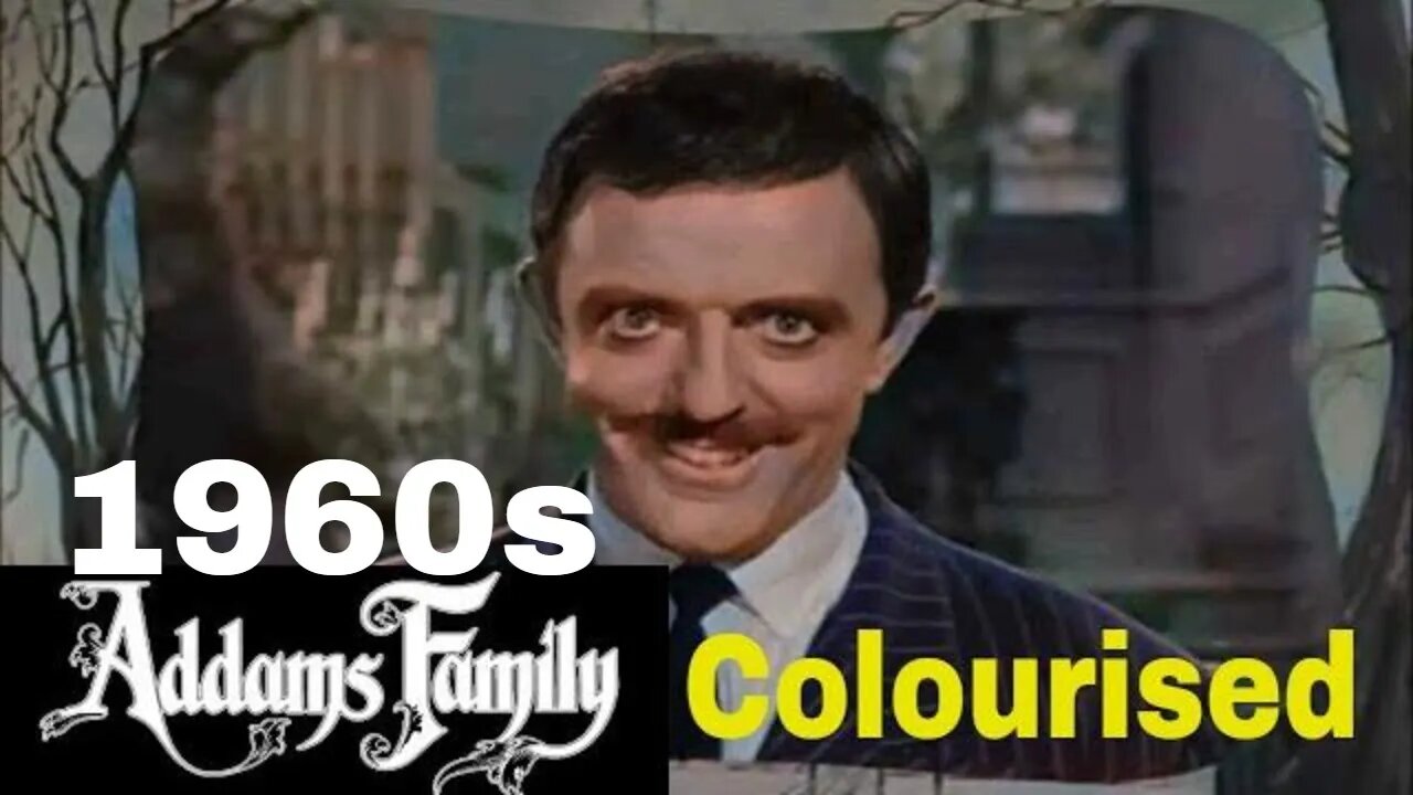 [Colourised] The Addams Family theme music (1964-1966)
