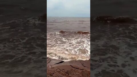 Windy day brings lots of waves 🌊