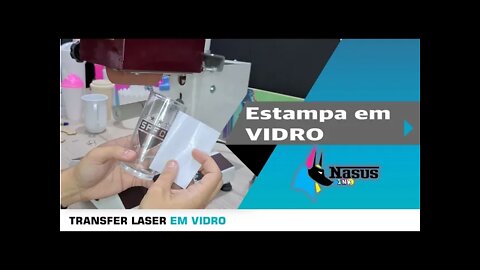 NA PRÁTICA! Estampando em copo de vidro