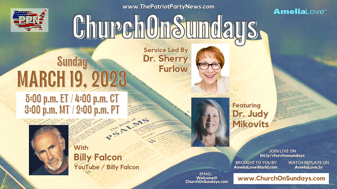 Church On Sundays with Dr. Judy Mikovits, Billy Falcon | March 19 2023