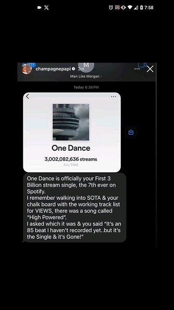 Drake's Song One Dance Hits 3 Billon Spotify Streams