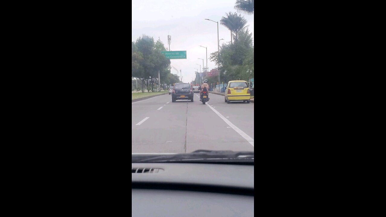 Heading to parque Metropolitano in Bogota