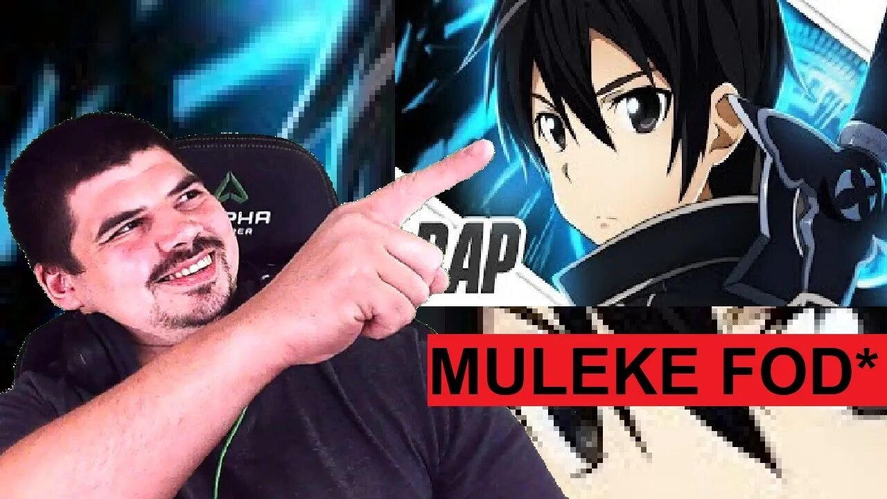 REACT Rap do Kirito Sword Art Online Até o Último Andar Basara - MELHOR DO MUNDO