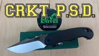 CRKT P.S.D. /includes disassembly/ Carson design